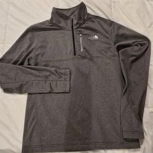 The North Face Men's Small Gray Quarter-Zip Pullover
